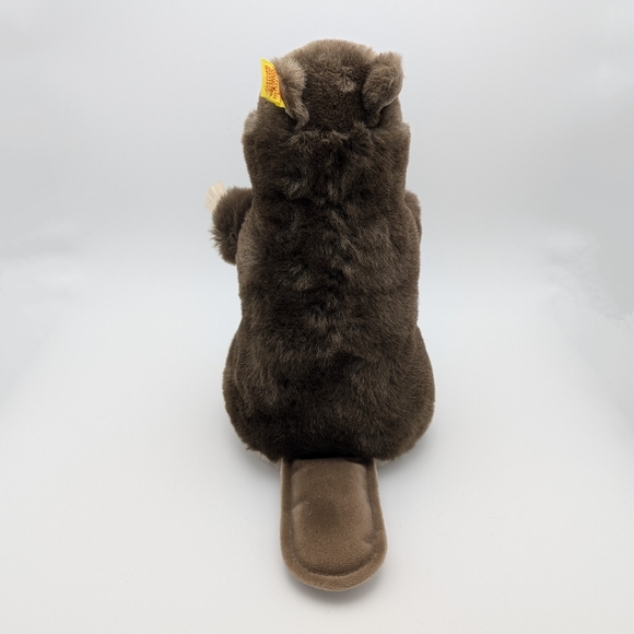 Vintage Steiff 2125/20 Stuffed Beaver 8" Made In Western Germany Ear Button Tag - Picture 6 of 14